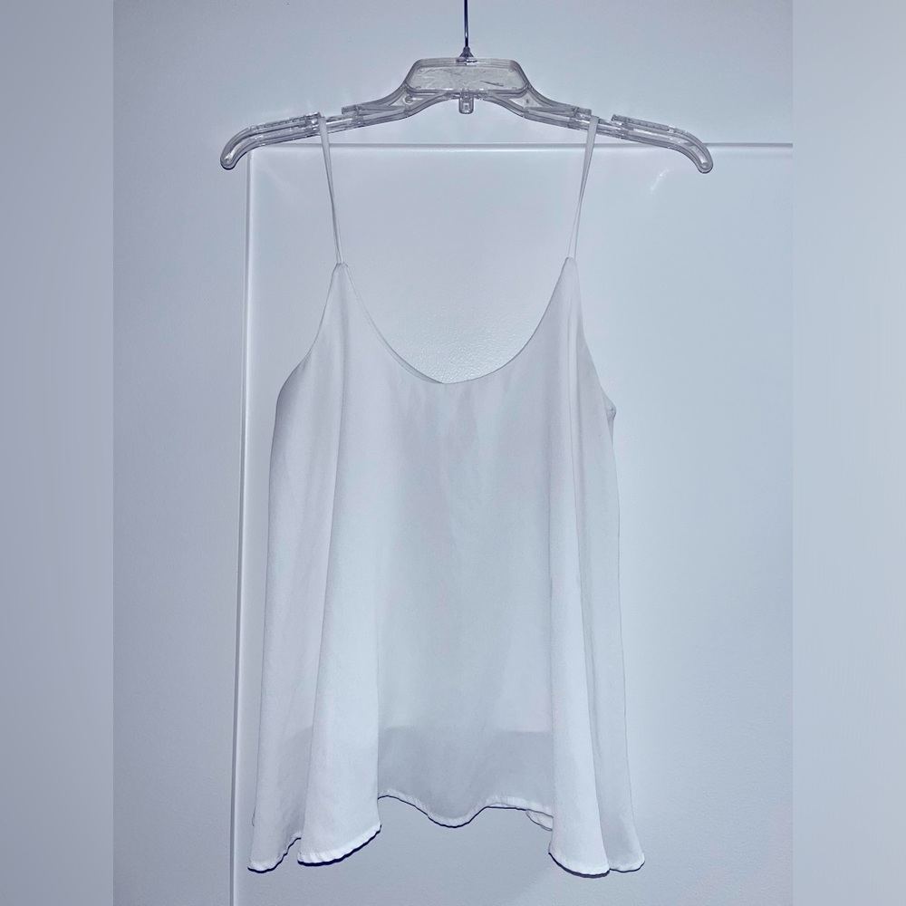 White tank cami blouse